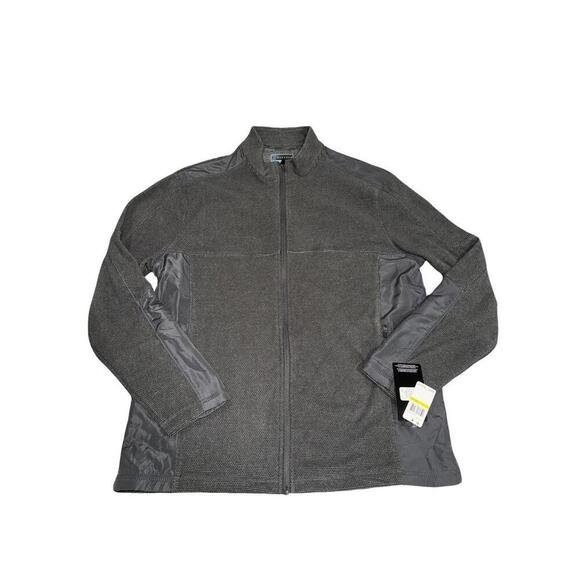 PGA TOUR Other - PGA Tour Men's Golf Full Zip Fleece Lined Jacket Gray - Size Large Medium. New